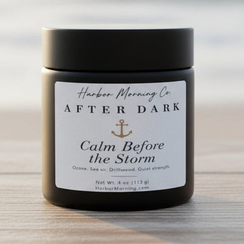 Calm Before the Storm 4 oz soy candle by Harbor Morning Co.