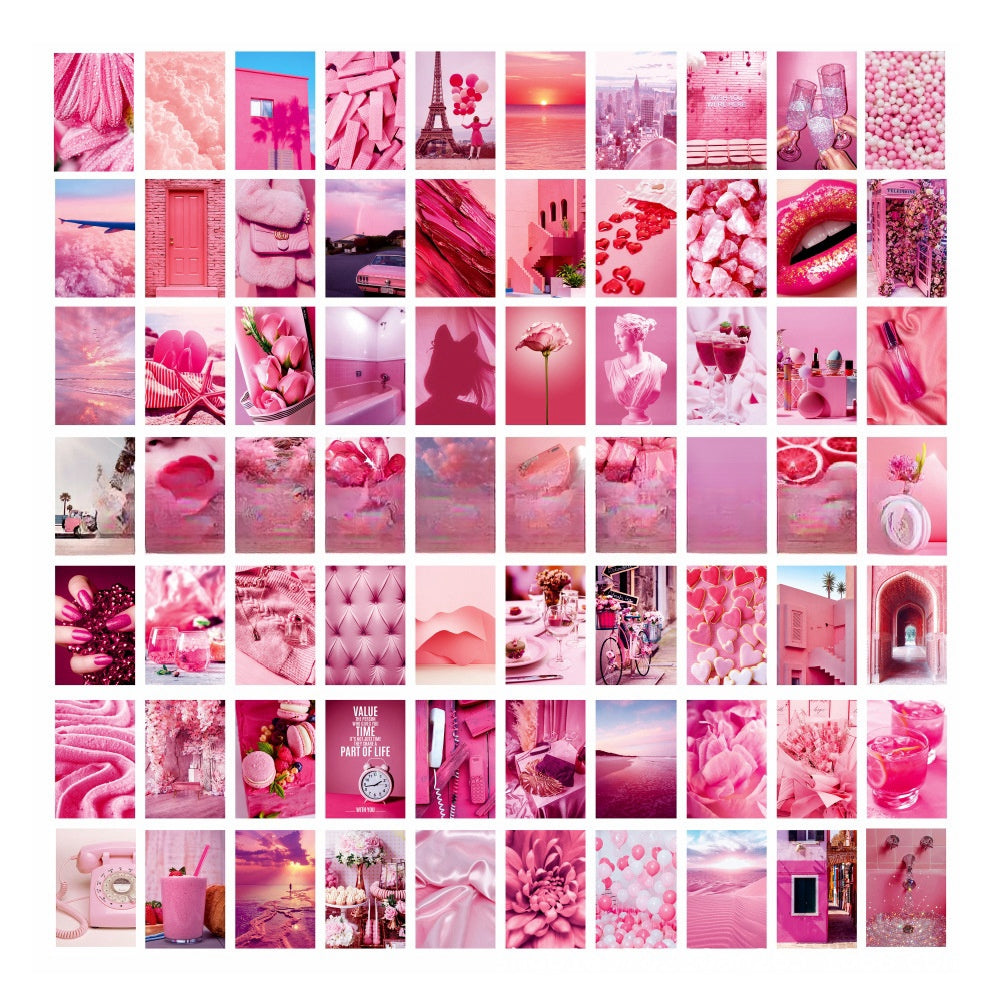 70 Sheets Poster Postcard Poster Decoration Painting