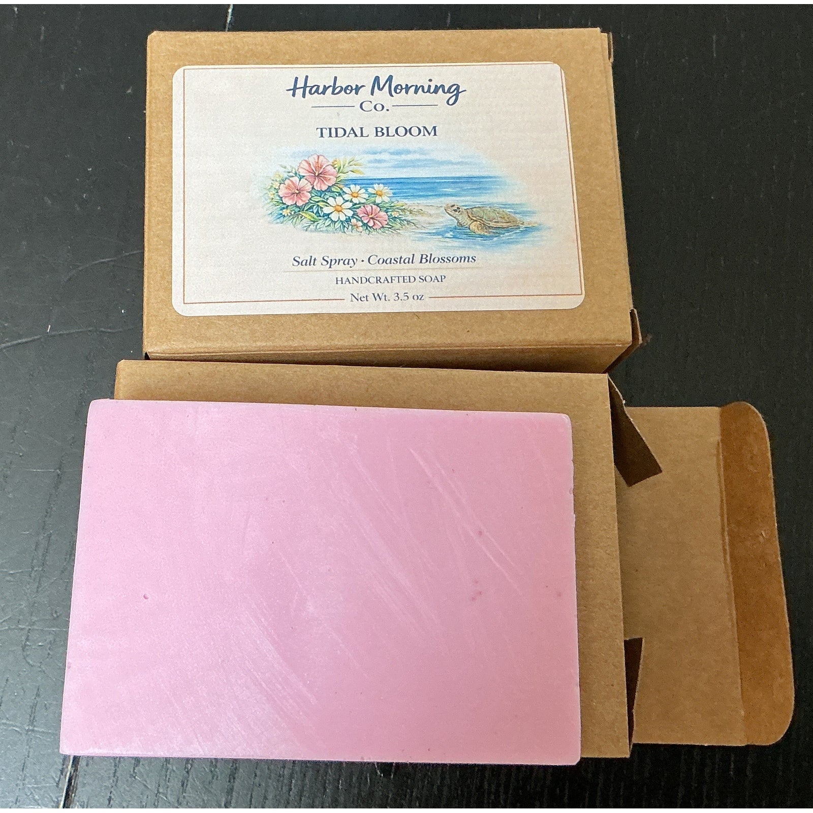 Tidal Bloom handcrafted goat milk soap by Harbor Morning Co.
