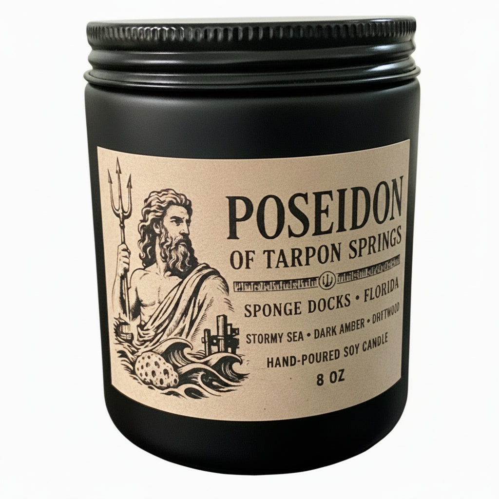 Harbor Morning Co. Poseidon 8 oz soy candle product image