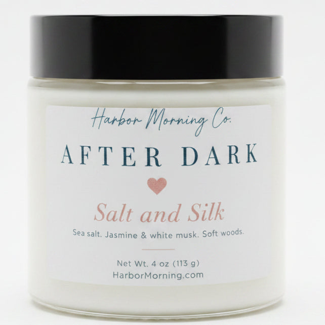 Salt and Silk 4 oz soy candle by Harbor Morning Co.