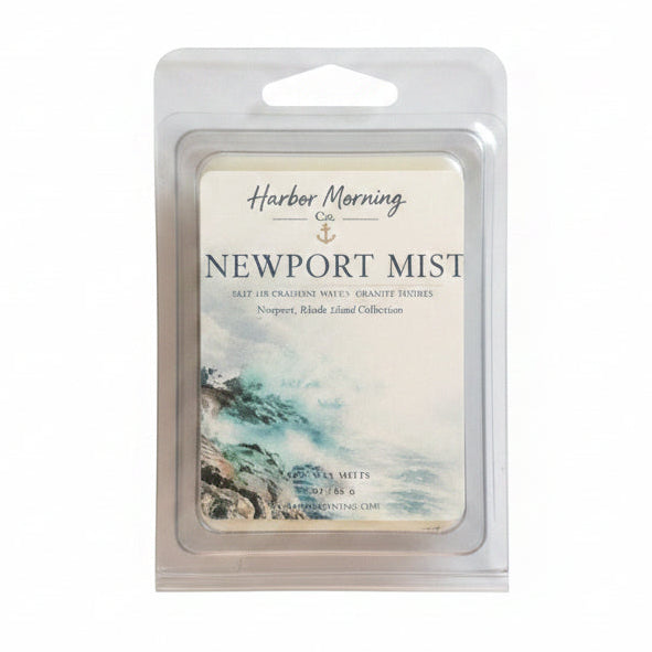 Newport Mist scented wax melts by Harbor Morning Co.