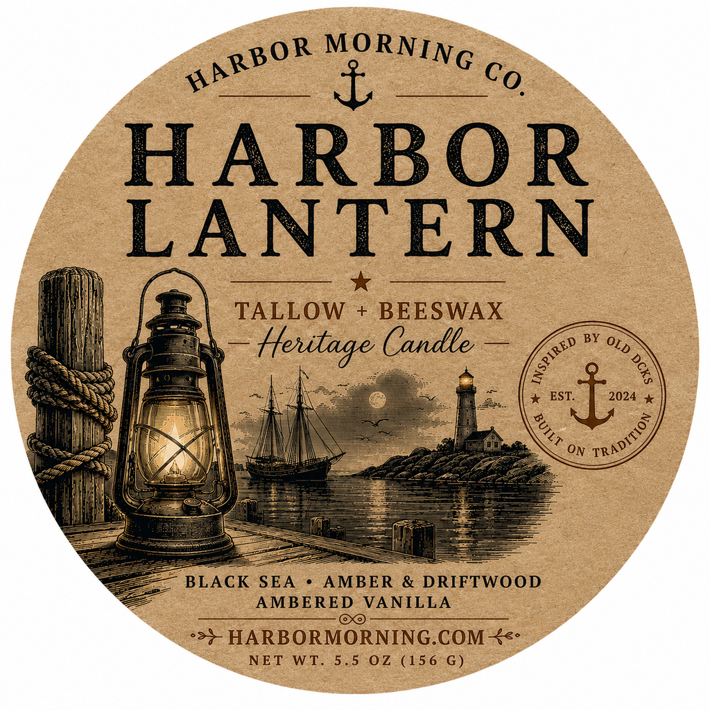 Harbor Lantern – Tallow & Beeswax Heritage Candle | Trading Post Collection