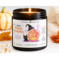 Myla's Magic Pumpkin 4 oz coastal Halloween soy candle by Harbor Morning Co.