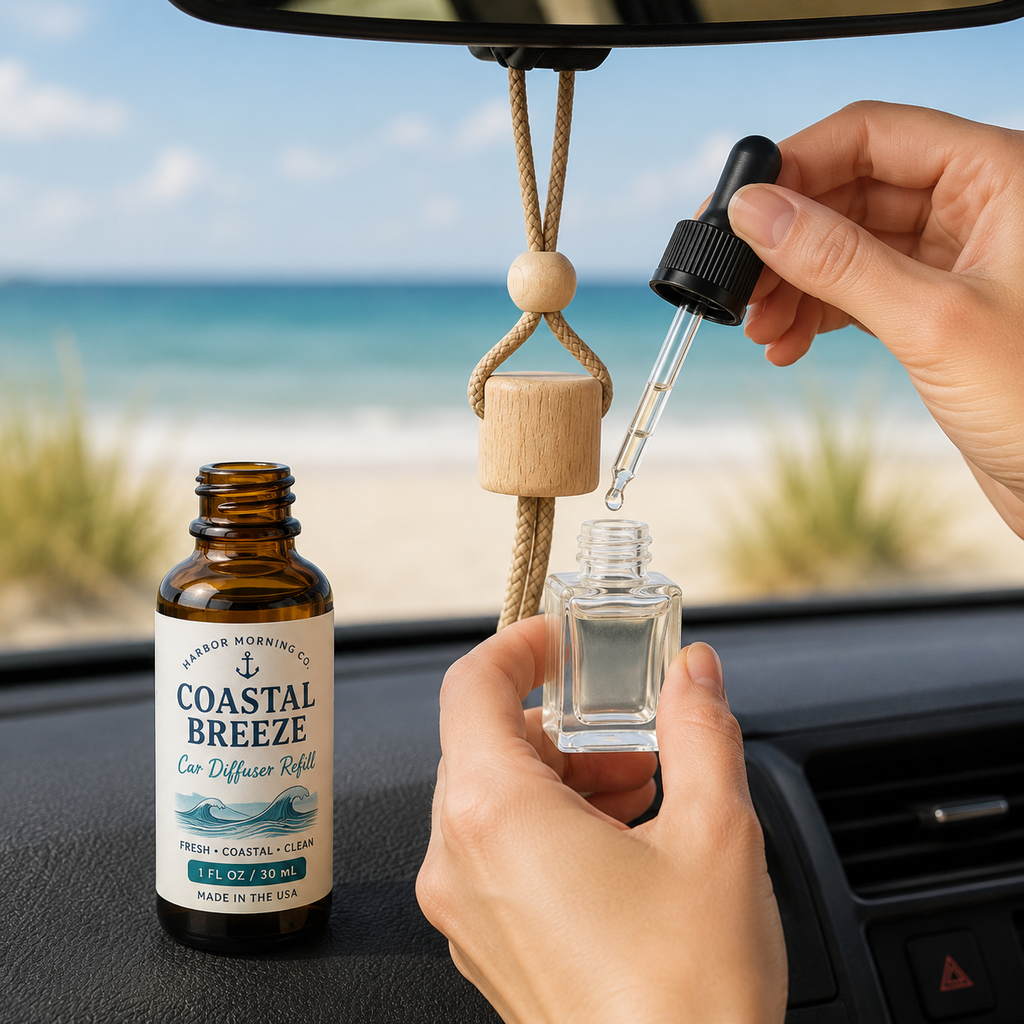 Coastal Breeze Car Diffuser Refill Oil – 1 oz / 30 mL