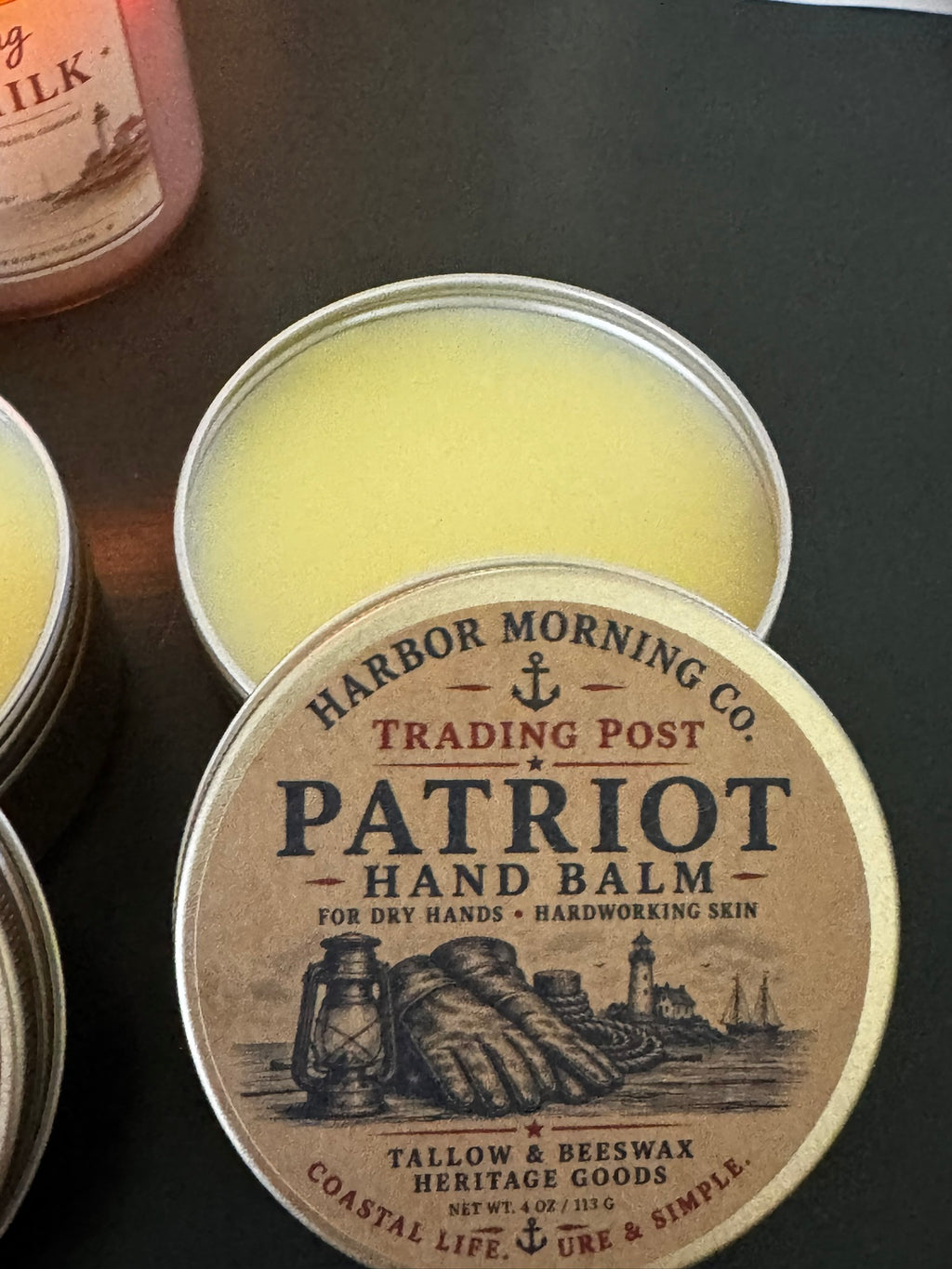 Patriot Hand Balm | Tallow & Beeswax Heritage Balm — 4 oz