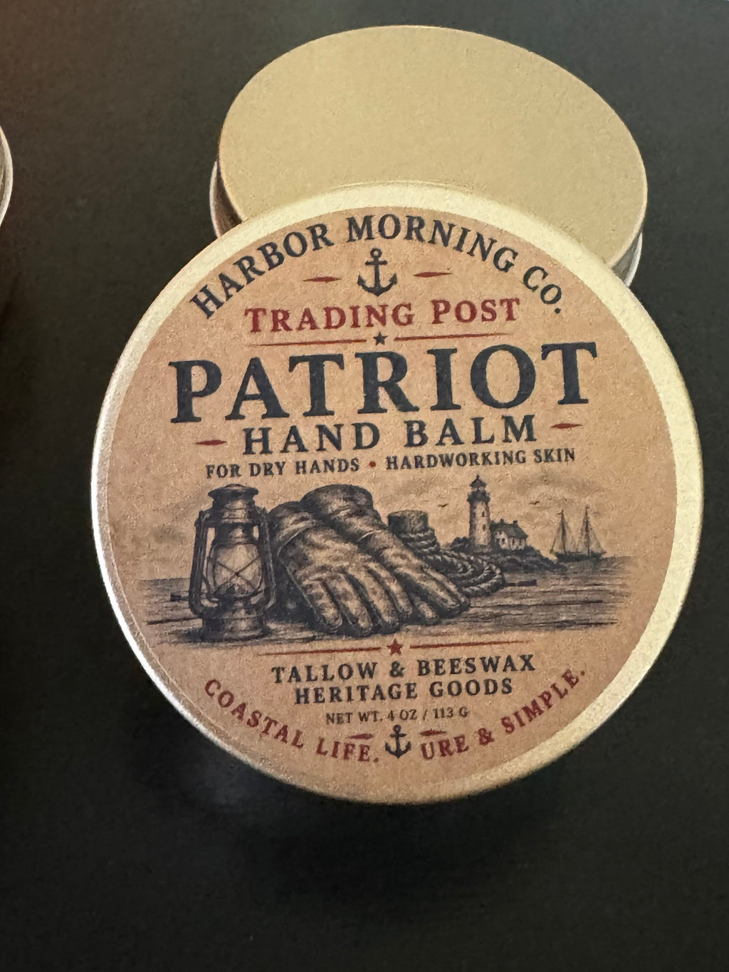 Patriot Hand Balm | Tallow & Beeswax Heritage Balm — 4 oz