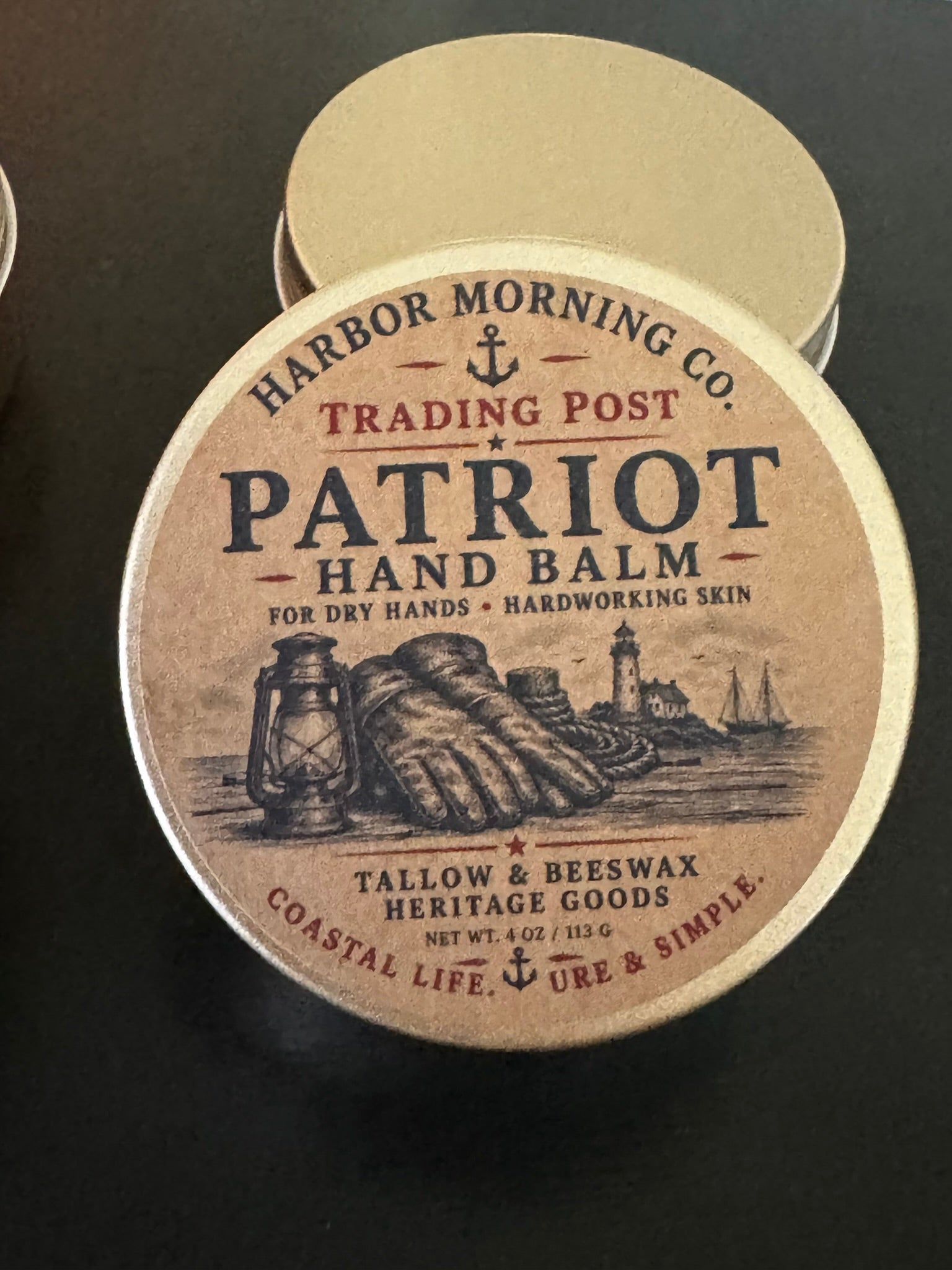 Patriot Hand Balm | Tallow & Beeswax Heritage Balm — 4 oz