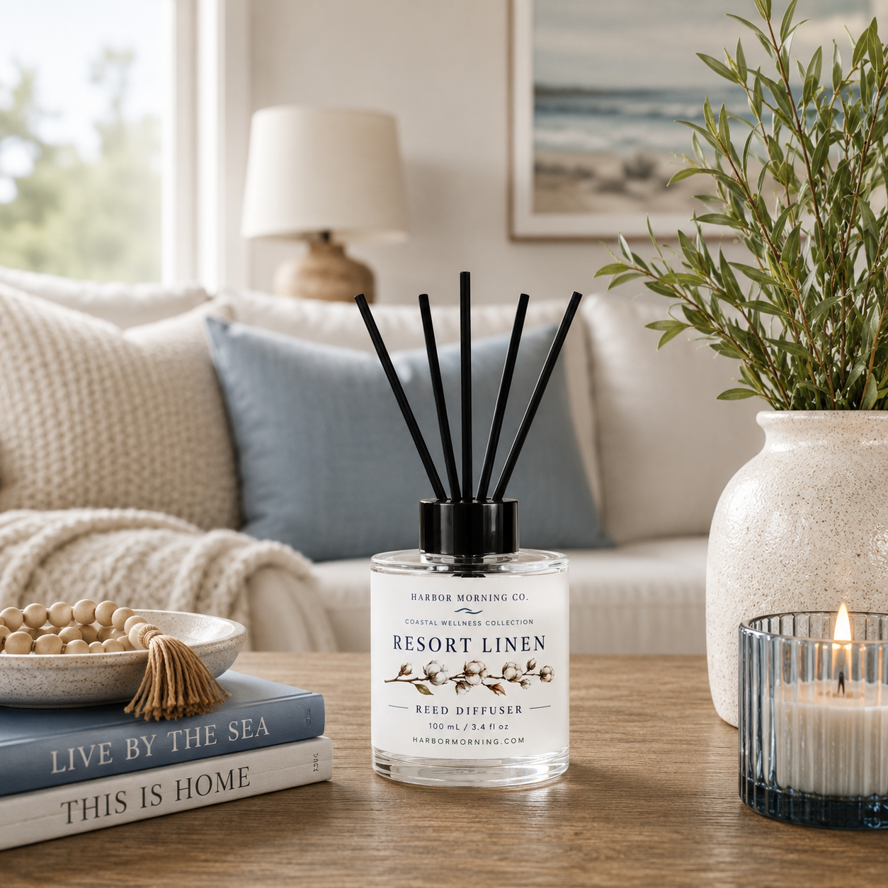 Resort Linen Reed Diffuser
