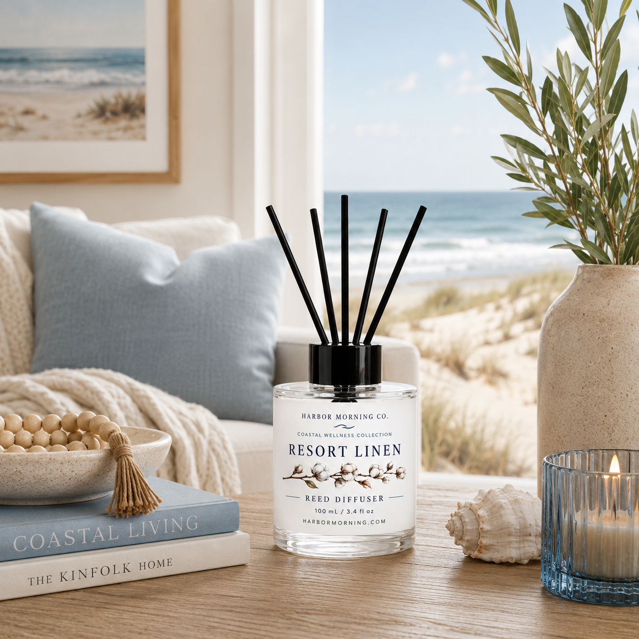 Resort Linen Reed Diffuser