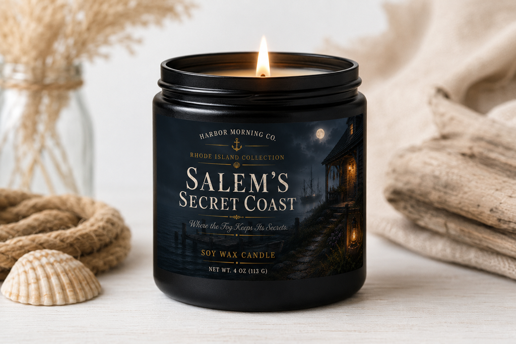 Salem's Secret Coast | Hand-Poured Coastal 4oz Soy Candle