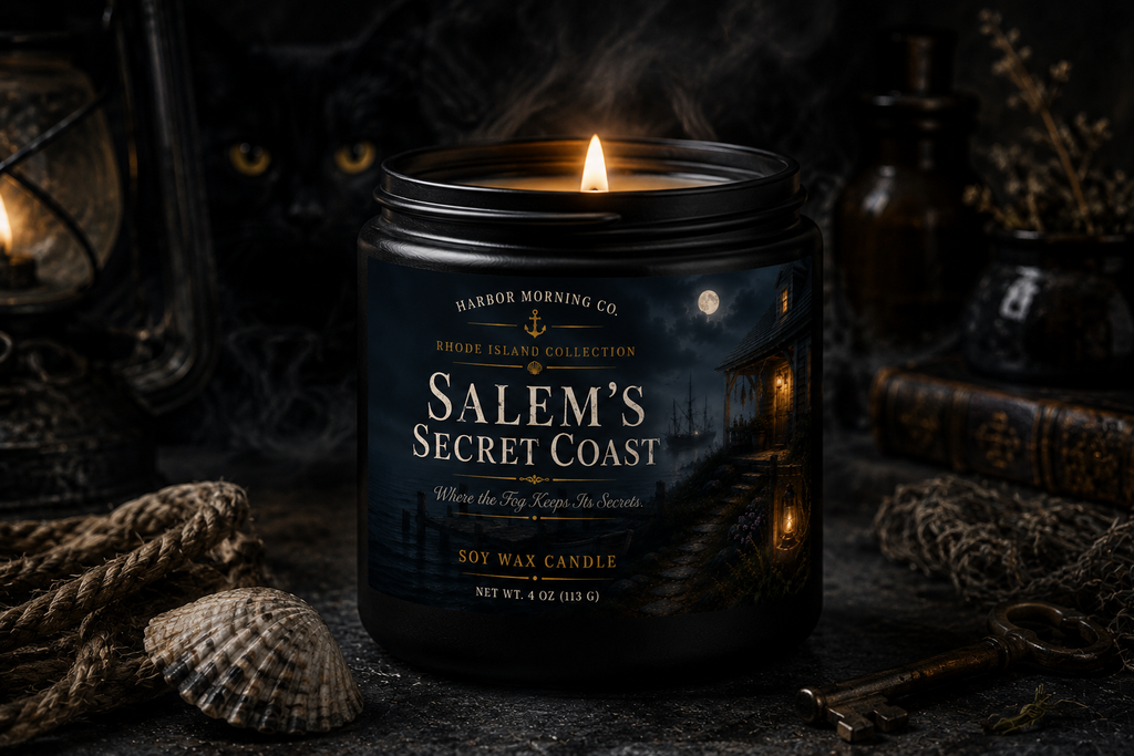 Salem's Secret Coast | Hand-Poured Coastal 4oz Soy Candle