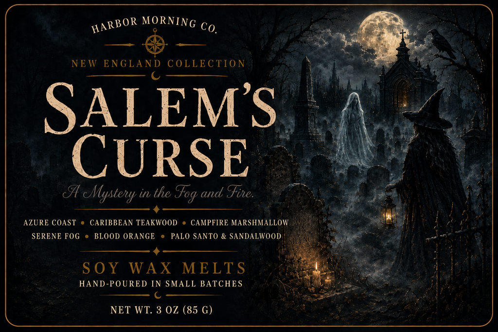 Salem's Curse scented wax melts by Harbor Morning Co.