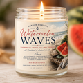 Watermelon Waves | Juicy Watermelon Coastal 4oz Soy Candle