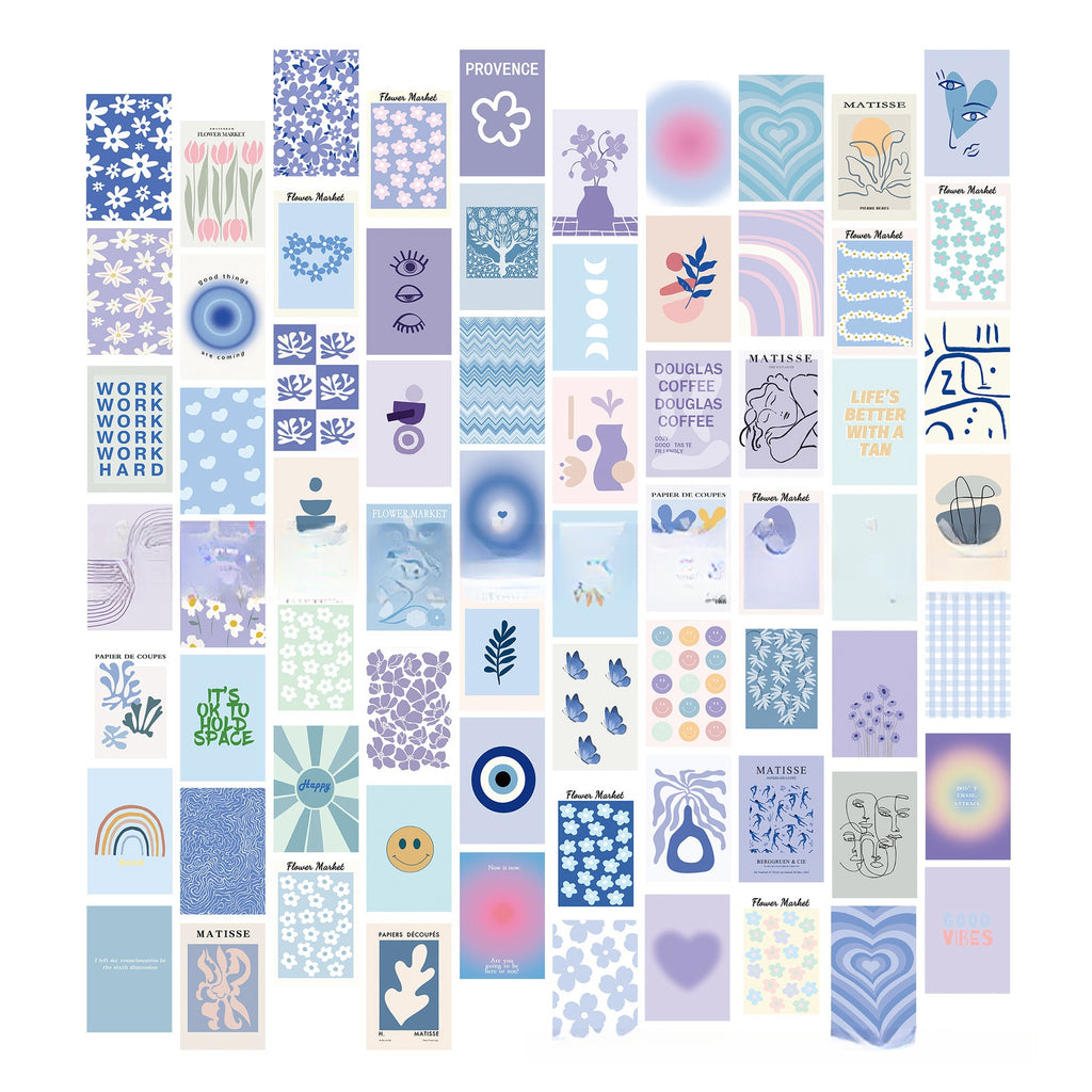 70 Sheets Poster Postcard Poster Decoration Painting