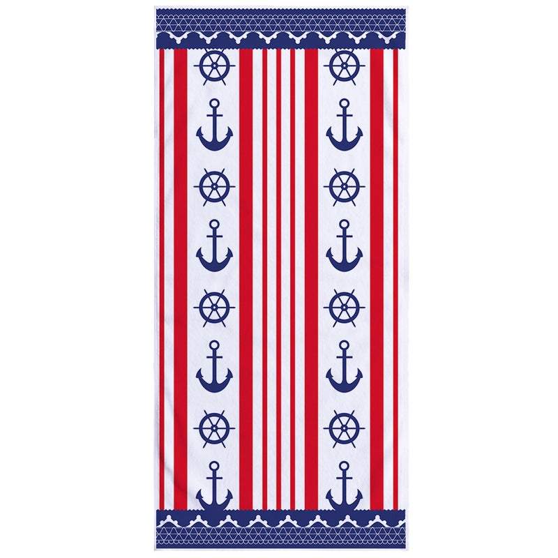 Coastal / Nautical Themed Beach Towel