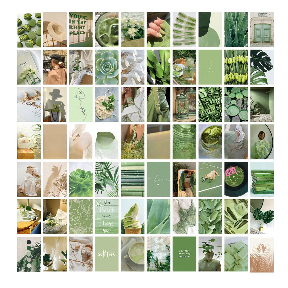70 Sheets Poster Postcard Poster Decoration Painting