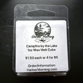Campfire by the Lake 1 oz wax melt cube by Harbor Morning Co.