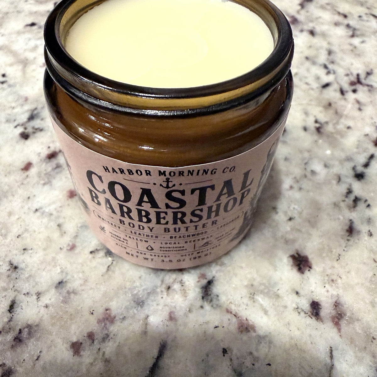Open Coastal Barbershop tallow body butter cleaned product photo