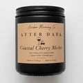 Harbor Morning Co. Coastal Cherry Merlot 8 oz After Dark candle in matte black jar