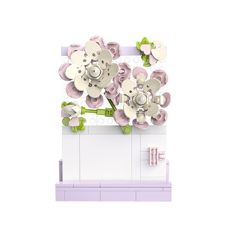 Postcard Assembly Toy Block Note Holder