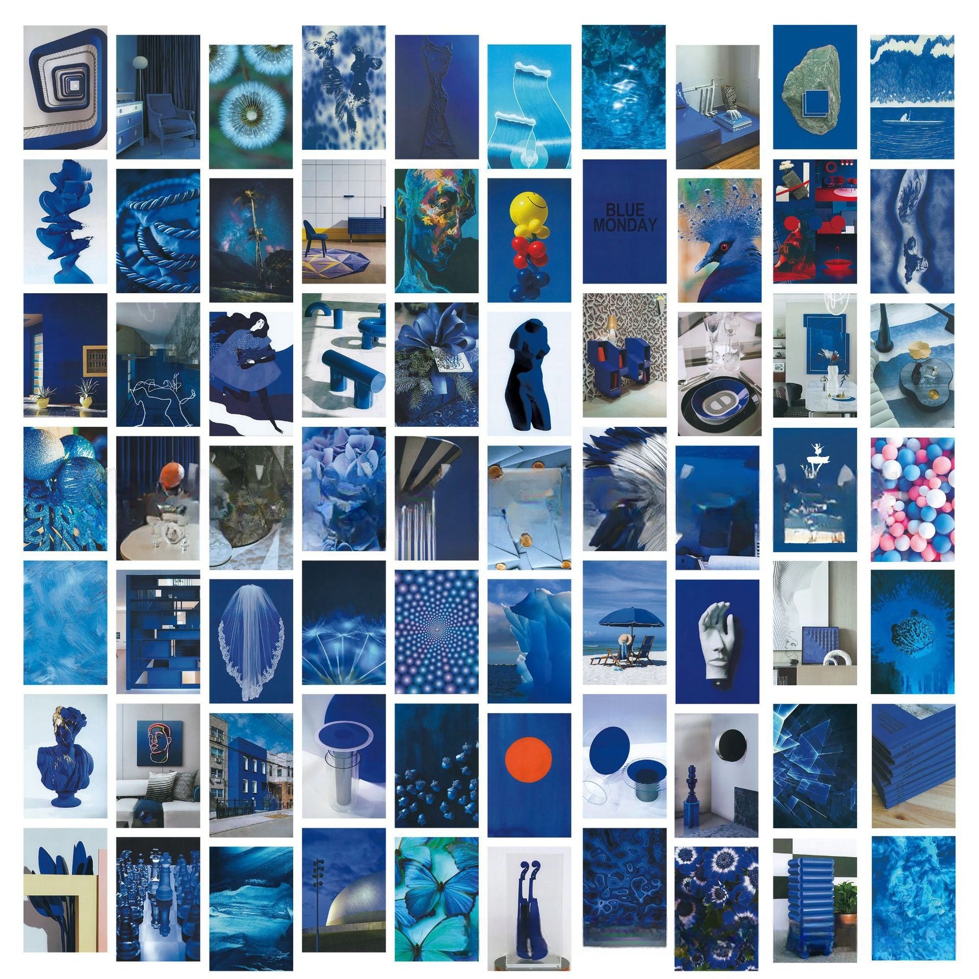 70 Sheets Poster Postcard Poster Decoration Painting