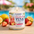 Poolside Pink Lemonade | Hand-Poured Coastal Soy Candle 8oz