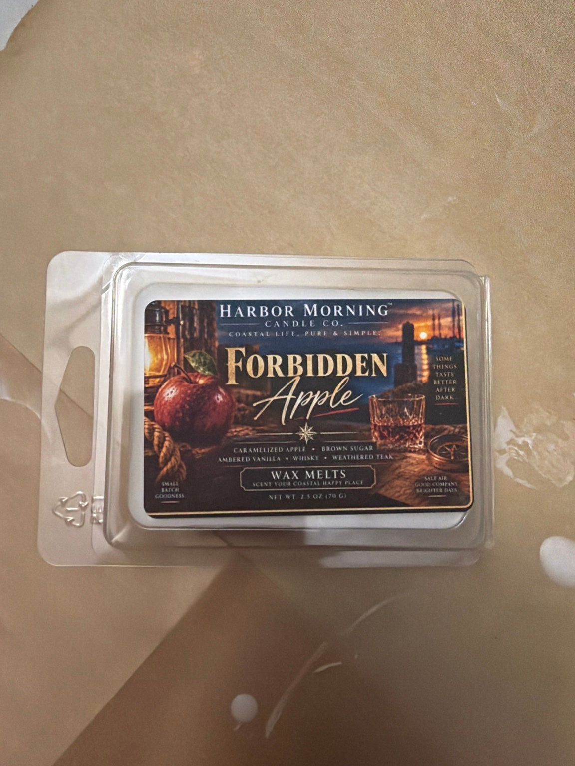 Harbor Morning Co. Forbidden Apple 2.5 oz wax melts