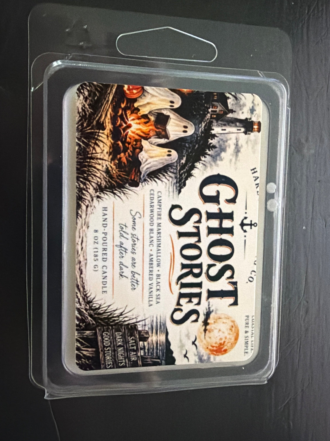 Ghost Stories wax melt by Harbor Morning Co.