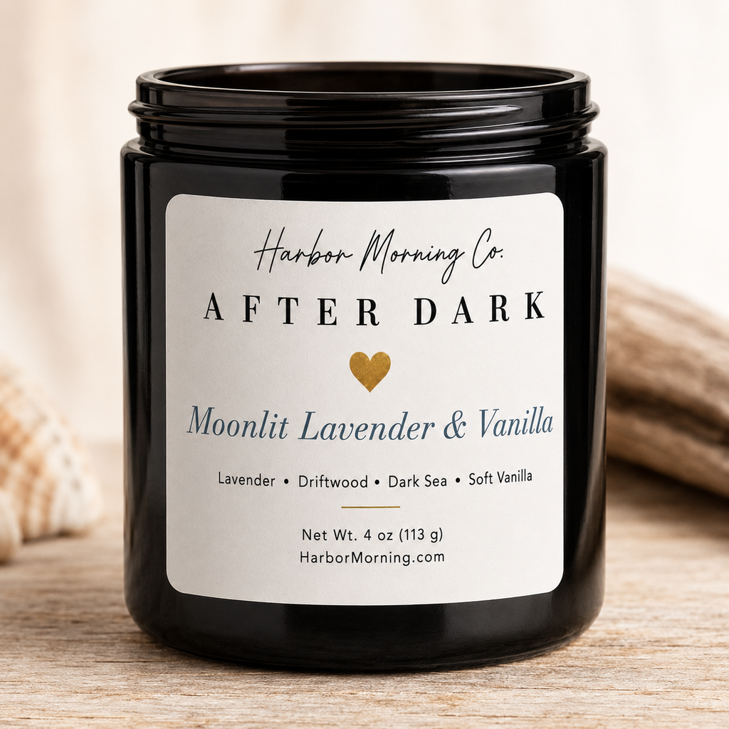 Moonlit Lavender & Vanilla After Dark Soy Candle - 8oz