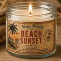 Harbor Morning Co. Beach Sunset coastal soy candle