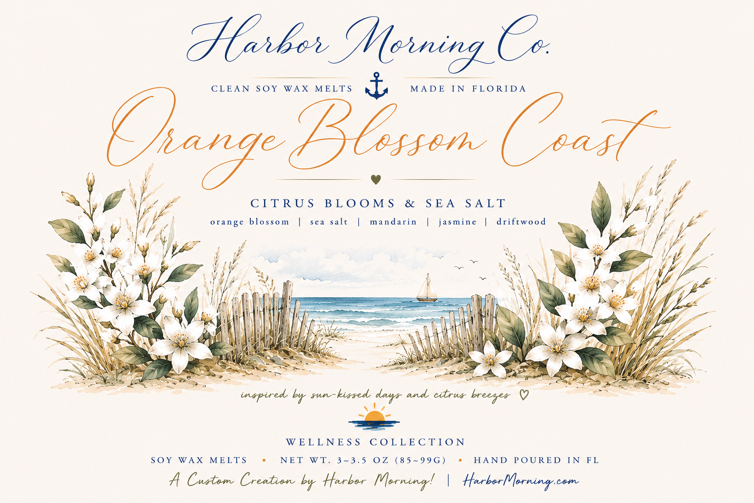 Orange Blossom Coast Wax Melts
