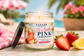 Poolside Pink Lemonade | Hand-Poured Coastal Soy Candle 4oz