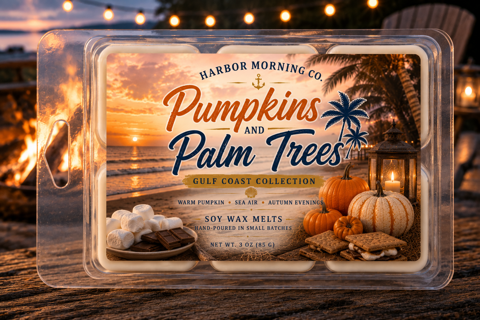Pumpkins & Palm Trees | Coastal Soy Wax Melts