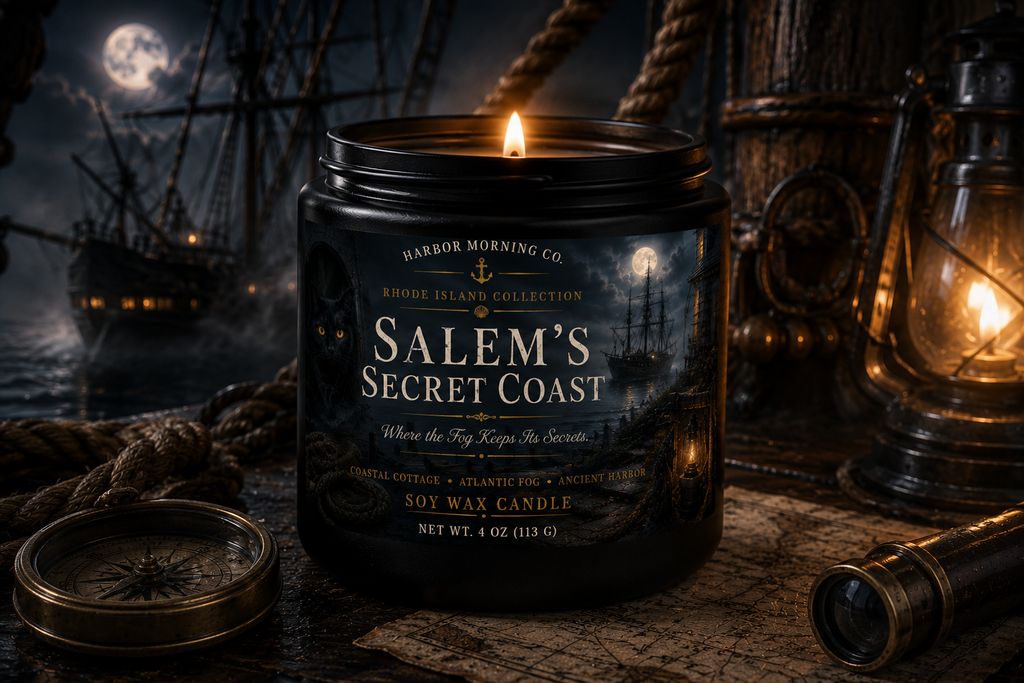 Salem's Secret Coast | Hand-Poured Coastal 4oz Soy Candle