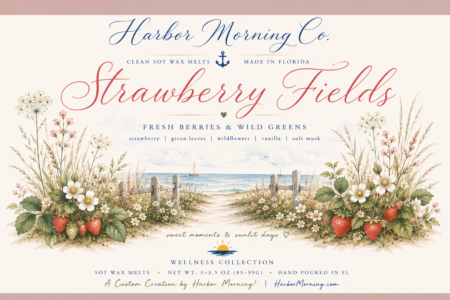 Strawberry Fields Wax Melts