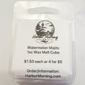 Watermelon Mojito 1 oz wax melt cube by Harbor Morning Co.