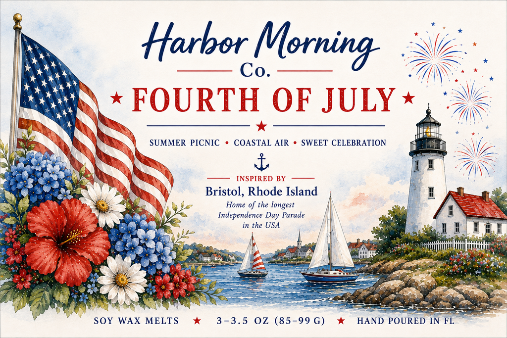 Fourth of July scented wax melts by Harbor Morning Co.